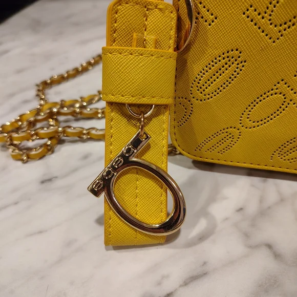 Bebe Nayeli Perforated Logo Crossbody Bag - Picture 5 of 6